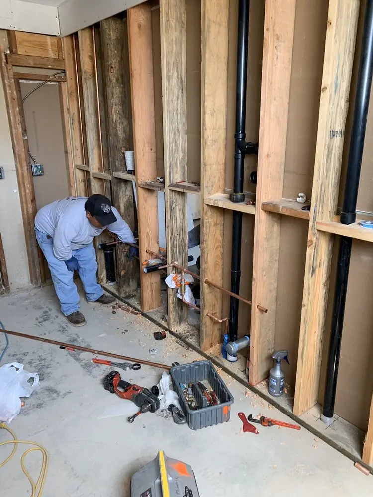 Commercial rough-in plumbing for Commercial Plumbing in Claymont